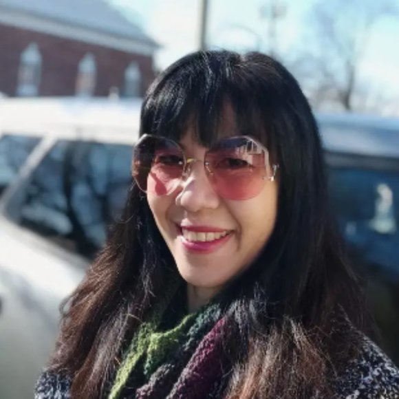 Sunglass GlamElegance Self-Indulgence Blue, Pink Sunglasses Women’s - Picture 6 of 7